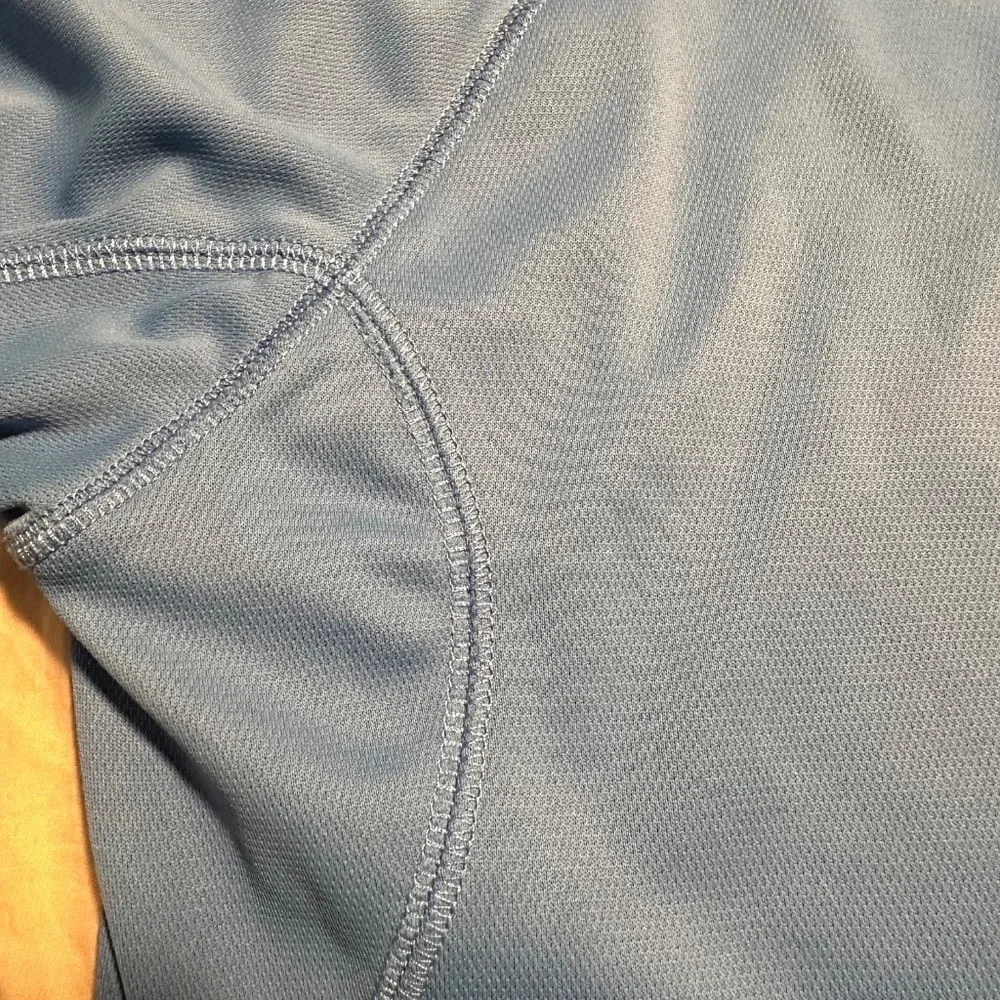Lands End Summer Sun Shirt‎ Blue 10-12 Medium